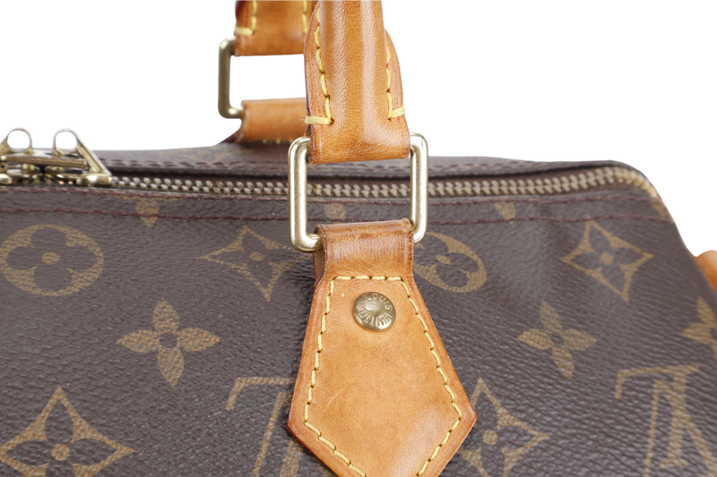 LOUIS VUITTON SPEEDY BANDOULIERE 30 WITH STRAP, LOCK & KEYS AND DUST COVER