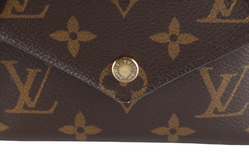 LOUIS VUITTON VICTORINE WALLET (M62472) BROWN MONOGRAM CANVAS GOLD HARDWARE NO DUST COVER