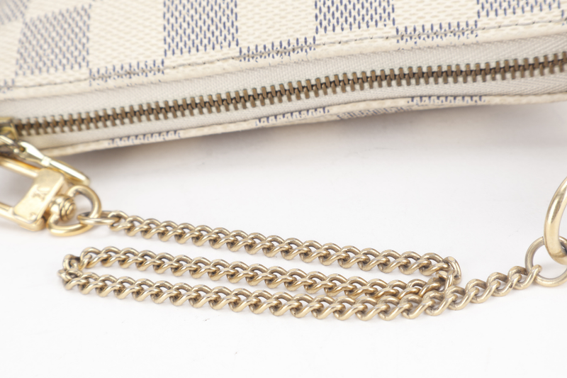 LOUIS VUITTON N58010 MINI POCHETTE DAMIER AZUR CANVAS NO DUST COVER