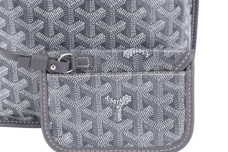 GOYARD ANJOU MINI BAG GREY COLOR WITH DUST COVER