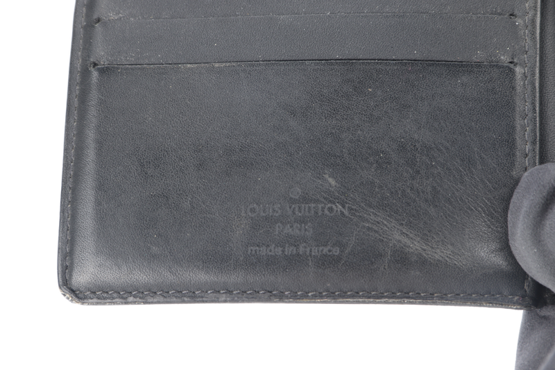LOUIS VUITTON N60895 MULTIPLE DAMIER GRAPHITE WALLET BI-FOLD WITH DUST COVER AND BOX