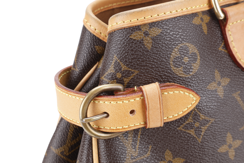 LOUIS VUITTON M51154 BATIGNOLLES TOTE BAG MONOGRAM CANVAS GOLD HARDWARE WITH DUST COVER