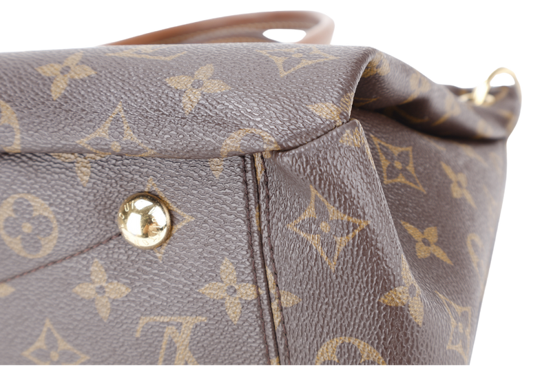LOUIS VUITTON PALLAS MONOGRAM GOLD HARDWARE WITH STRAPS NO DUST COVER