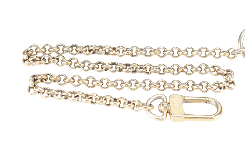 LOUIS VUITTON M95567 EVA CLUTCH MONOGRAM CANVAS GOLD HARDWARE WITH LEATHER, CHAIN STRAPS AND DUST COVER