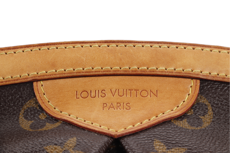 LOUIS VUITTON TIVOLI GM (M40146) MONOGRAM CANVAS GOLD HARDWARE WITH DUST COVER