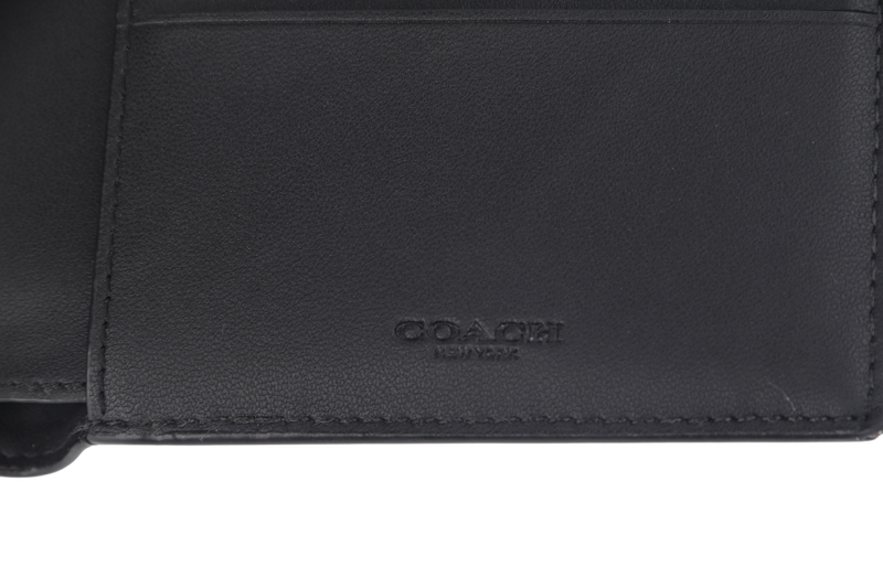 COACH DOUBLE BILLFOLD MONOGRAM WALLET NO DUST COVER NO BOX