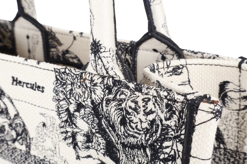 CHRISTIAN DIOR SMALL BOOK TOTE HERCULES WITH DUST COVER