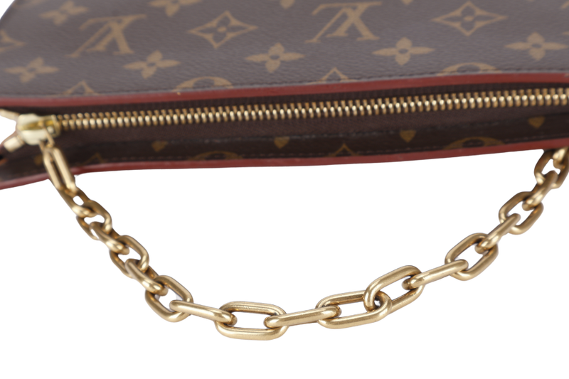 LOUIS VUITTON M55646 LEGACY CHAIN CLUTCH MONOGRAM CANVAS NO DUST COVER