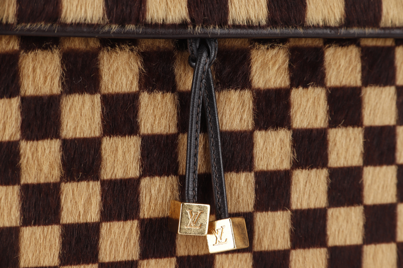 LOUIS VUITTON DAMIER SAUVAGE LIONNE SATCHEL (M92131) NO DUST COVER