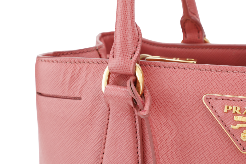 PRADA BN1874 SAFFIANO LUX TAMARIS COLOR GOLD HARDWARE WITH CARD, STRAPS NO DUST COVER