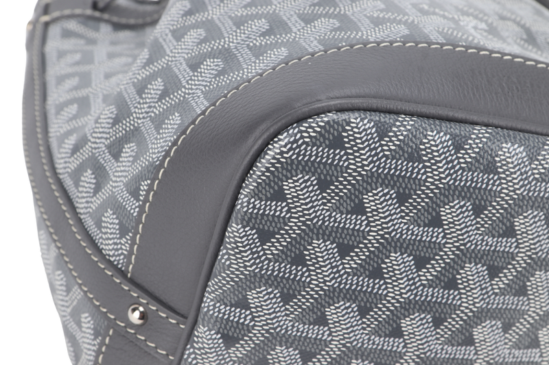 GOYARD BUCKET BAG GREY GOYARDINE WITH DUST COVER