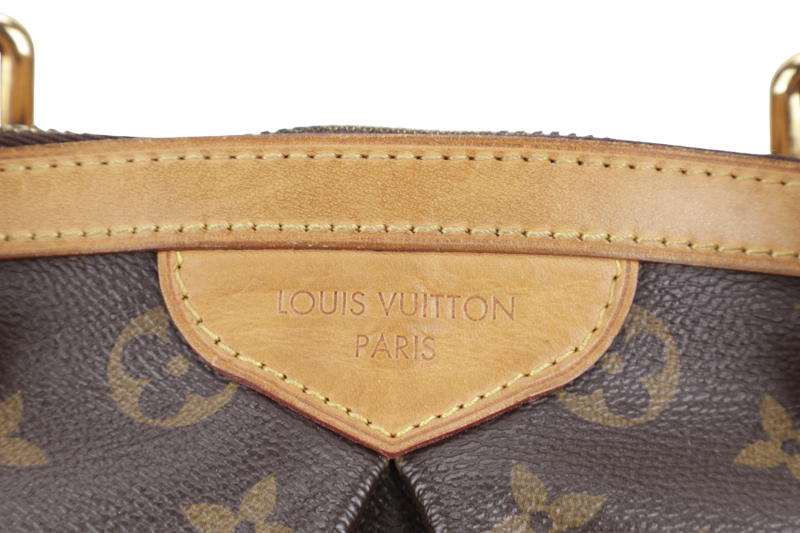 LOUIS VUITTON M40144 TIVOLI GM MONOGRAM CANVAS GOLD HARDWARE WITH DUST COVER