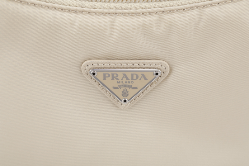 PRADA REEDITION 2000 BEIGE COLOR WITH CARD AND DUST COVER