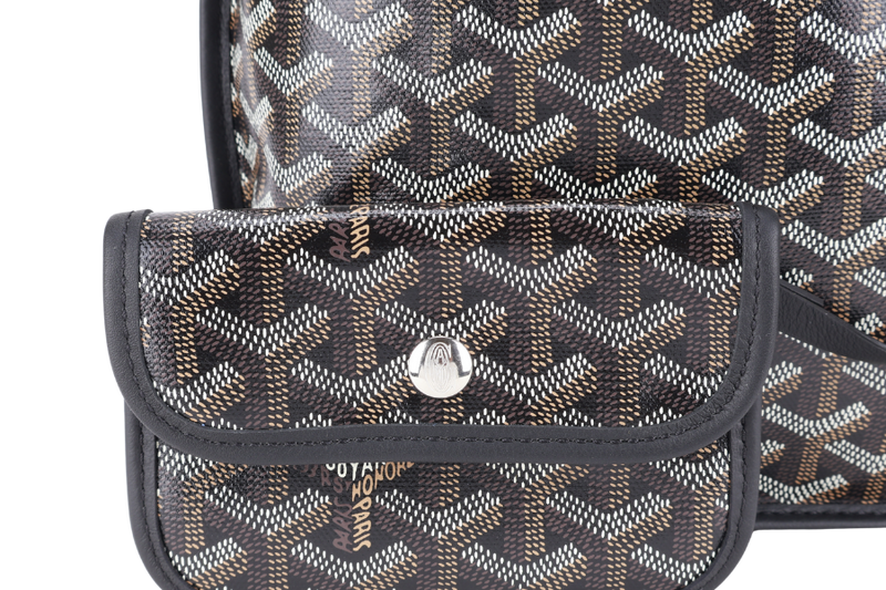 GOYARD ANJOU MINI BAG BLACK COLOR WITH DUST COVER