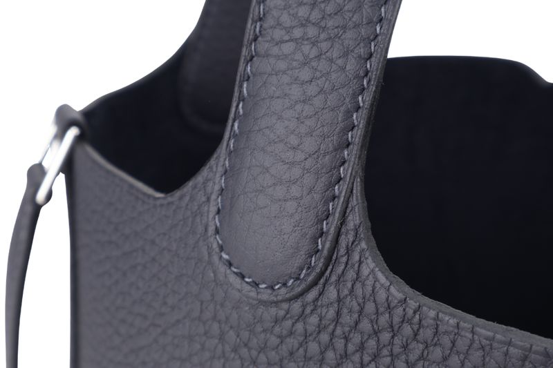 HERMES PICOTIN 18 CABAN CLEMENCE LEATHER STAMP K (YEAR 2025) WITH SILVER HARDWARE WITH LOCK&KEYS, DUST COVER AND BOX