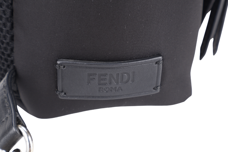 FENDI BUG MONSTER BACKPACK BLACK COLOR WITH DUST COVER