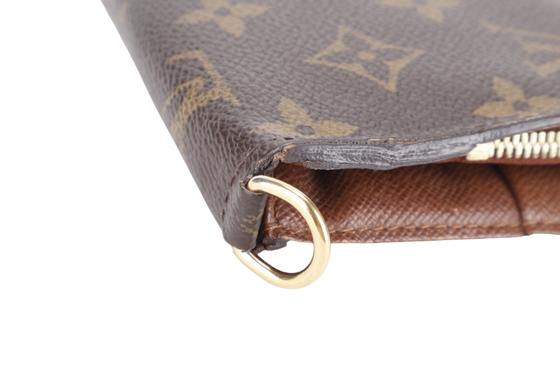 LOUIS VUITTON M60042 PORTEFEUILLE INSOLITE WALLET MONOGRAM CANVAS GOLD HARDWARE NO DUST COVER