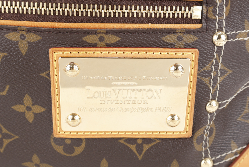 LOUIS VUITTON M40140 RIVETTE SHOULDER BAG MONOGRAM CANVAS GOLD HARDWARE WITH DUST COVER