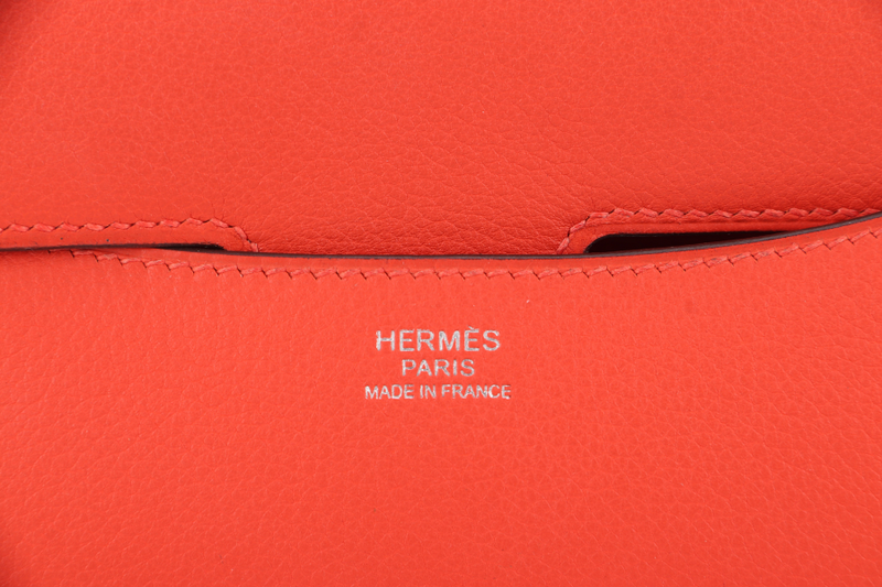 HERMES CONSTANCE 23 ENAMEL BUCKLE CAPUCINE EVERCOLOR STAMP A (YEAR 2017) NO DUST COVER
