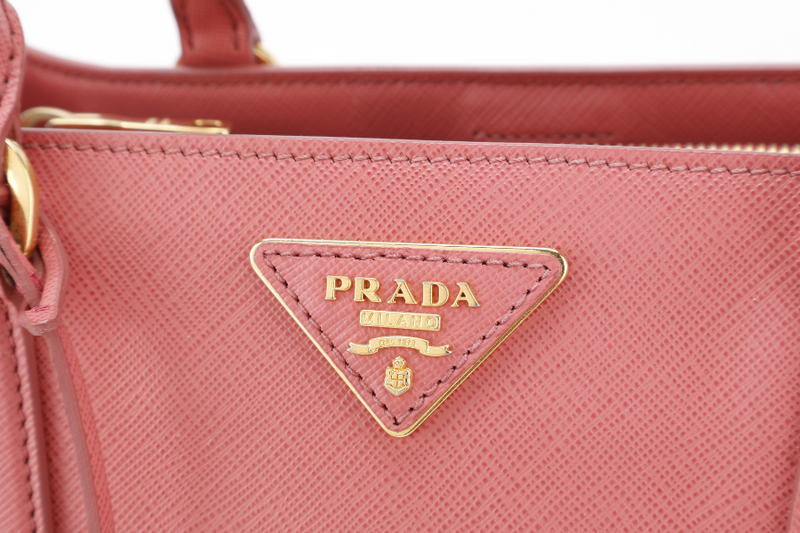 PRADA BN1874 SAFFIANO LUX TAMARIS COLOR GOLD HARDWARE WITH CARD, STRAPS NO DUST COVER