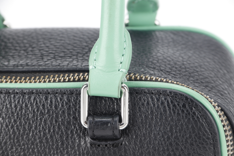 KENZO TIGER EMBROIDERY CROSSBODY BAG GREEN-BLACK SILVER HARDWARE WITH DUST COVER