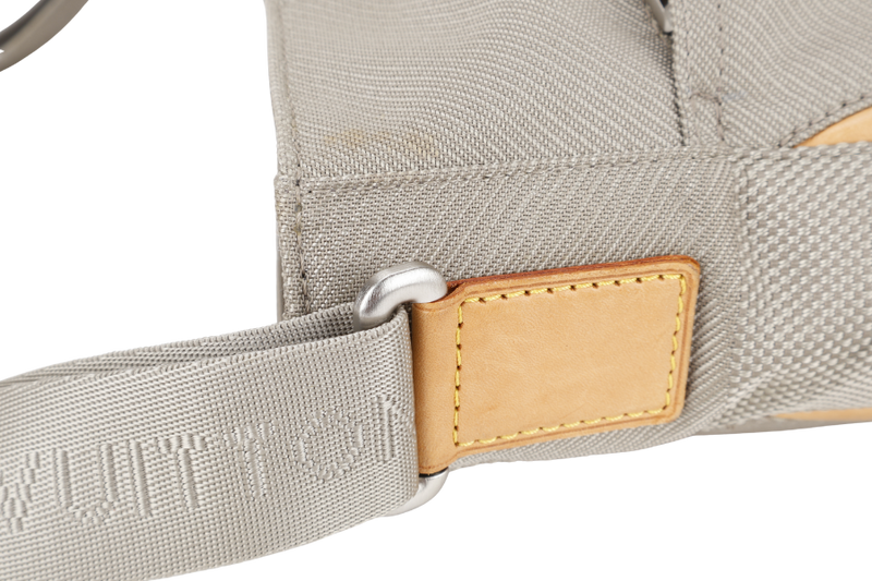 LOUIS VUITTON CITADINE GM MESSENGER TERRE DAMIER GEANT CANVAS SILVER HARDWARE WITH DUST COVER