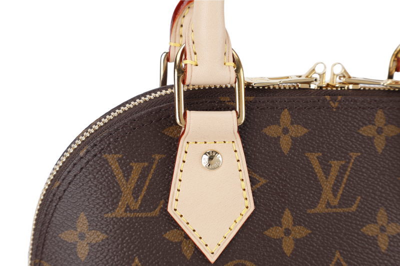 LOUIS VUITTON M46990 MONOGRAM ALMA BB WITH DUST COVER AND BOX