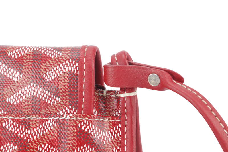 GOYARD PLUMET POCKET WALLET RED COLOR NO DUST COVER