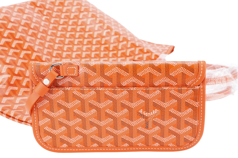 GOYARD SAINT LOUIS PM BAG ORANGE COLOR WITH DUST COVER