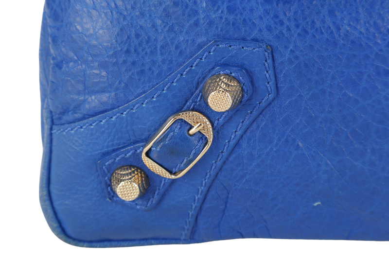 BALENCIAGA GIANT CITY ELECTRIC BLUE GOLD HARDWARE NO DUST COVER