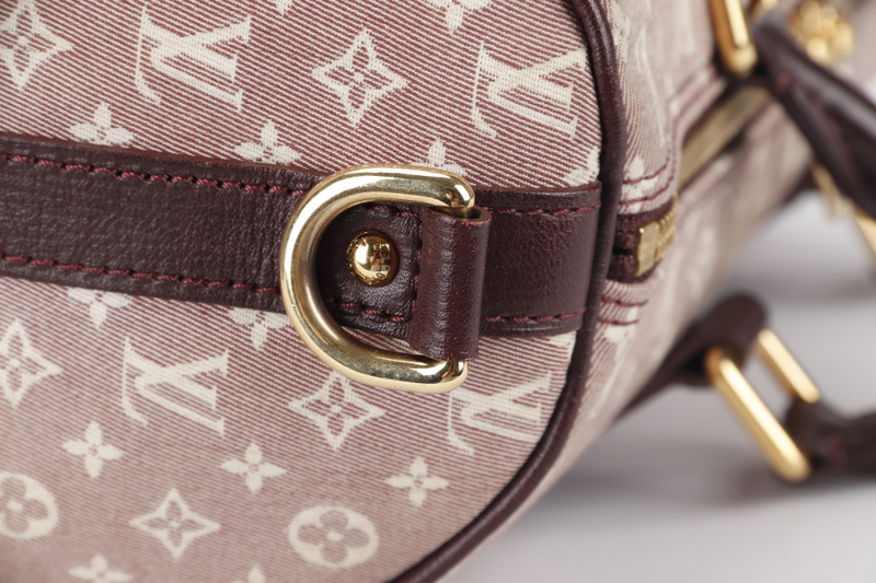 LOUIS VUITTON SPEEDY BANDOULIERE 30 (MB3173) MINI LIN MONOGRAM CANVAS GOLD HARDWARE WITH SLING