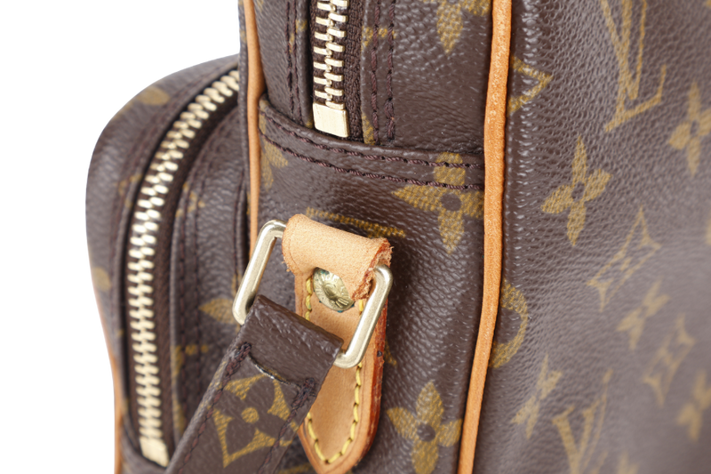 LOUIS VUITTON AMAZON SLING BAG MONOGRAM CANVAS GOLD HARDWARE NO DUST COVER