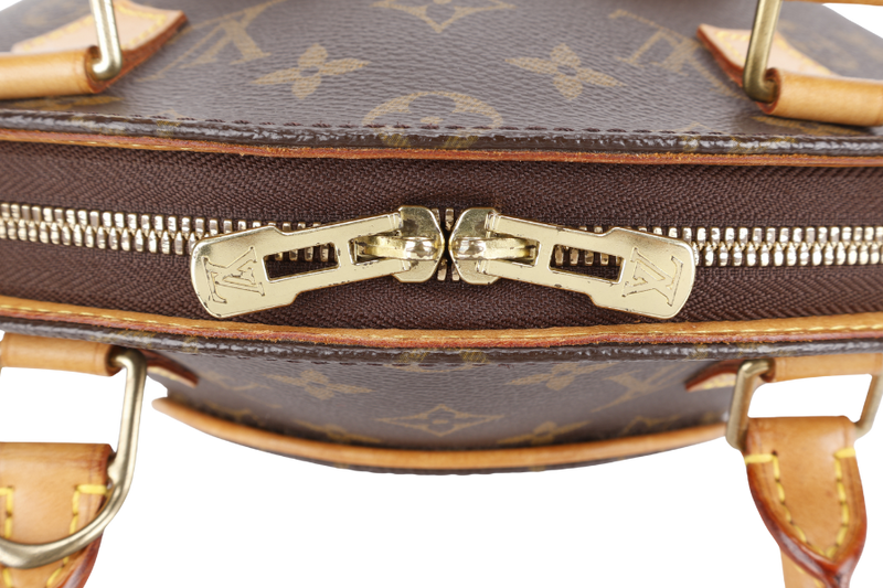 LOUIS VUITTON ELLIPSE BAG PM MONOGRAM CANVAS GOLD HARDWARE WITH DUST COVER AND LONG STRAP