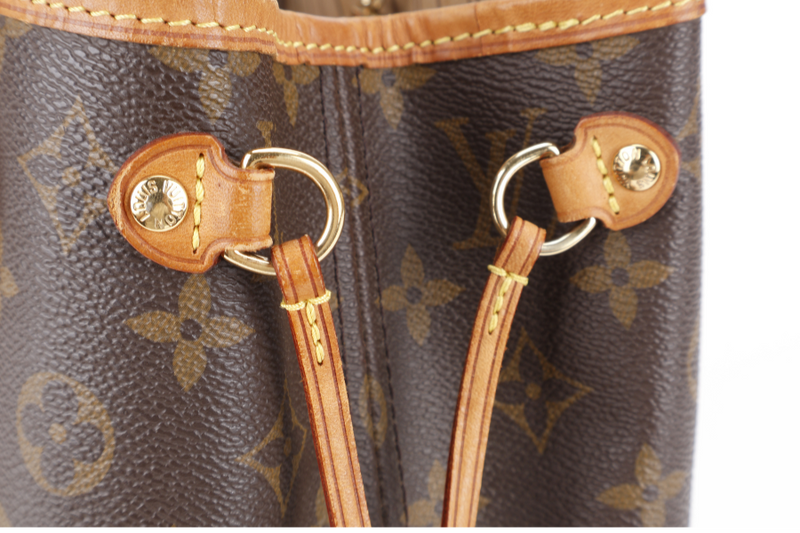 LOUIS VUITTON M40155 NEVERFULL PM MONOGRAM CANVAS GOLD HARDWARE WITH DUST COVER