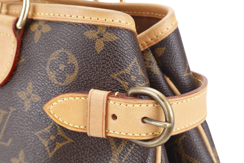 LOUIS VUITTON M51154 BATIGNOLLES TOTE BAG MONOGRAM CANVAS GOLD HARDWARE WITH DUST COVER