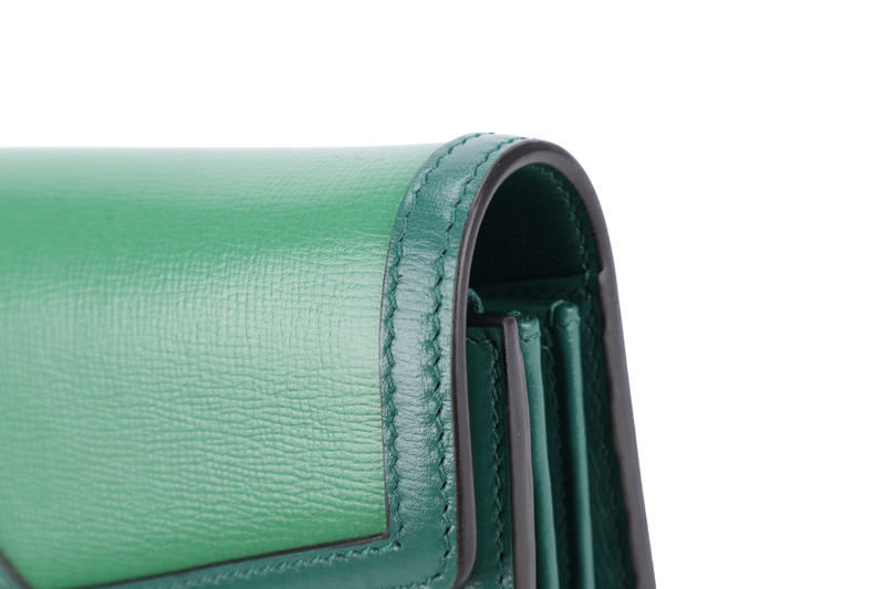 GUCCI 401231 1147 GREEN SERPENTI BUCKLE, WITH DUST COVER & BOX