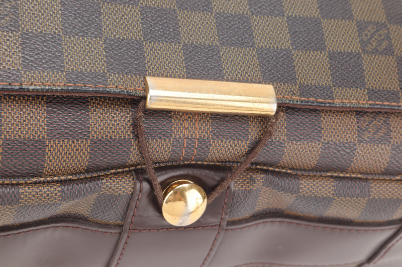 LOUIS VUITTON DAMIER EBENE MESSENGER BAG GOLD HARDWARE NO DUST COVER