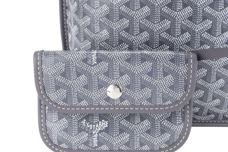 GOYARD ANJOU MINI BAG GREY COLOR WITH DUST COVER