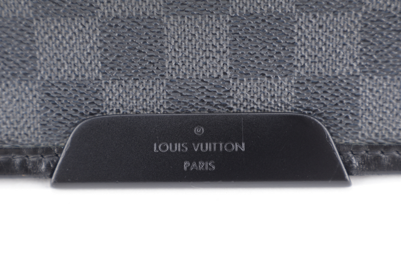 LOUIS VUITTON N58033 DANIEL MESSENGER BAG GM DAMIER GRAPHITE CANVAS SILVER HARDWARE NO DUST COVER
