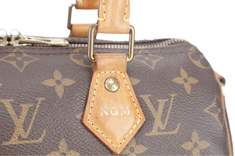 LOUIS VUITTON M41113 SPEEDY 25 BANDOULIERE MONOGRAM CANVAS WITH SLING, KEY&LOCK AND DUST COVER