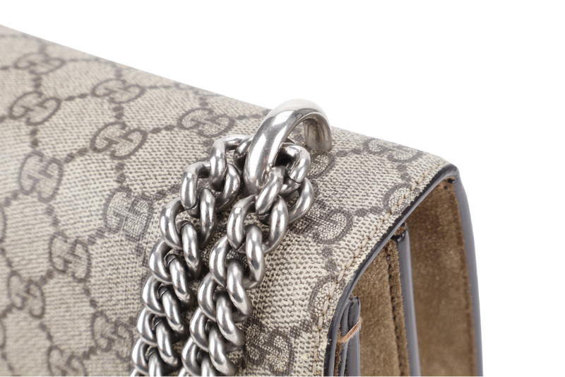 GUCCI DIONYSUS GG SILVER HARDWARE SHOULDER BAG NO DUST COVER