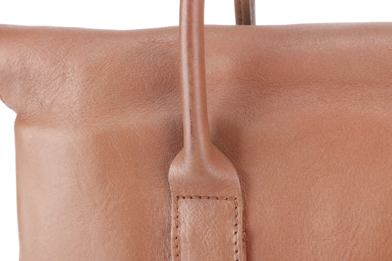 MULBERRY BAYSWATER TOTE BAG BROWN LEATHER GOLD HARDWARE WITH DUST COVER