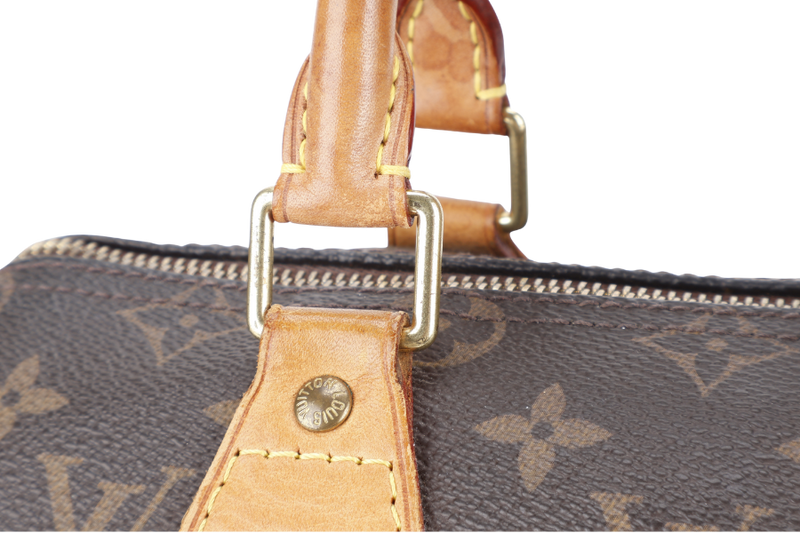LOUIS VUITTON SPEEDY 25 MONOGRAM CANVAS GOLD HARDWARE NO DUST COVER