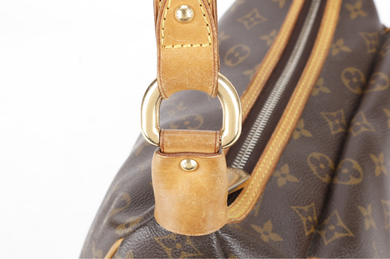 LOUIS VUITTON TIKAL GM SHOULDER BAG (M40077) MONOGRAM CANVAS GOLD HARDWARE NO DUST COVER