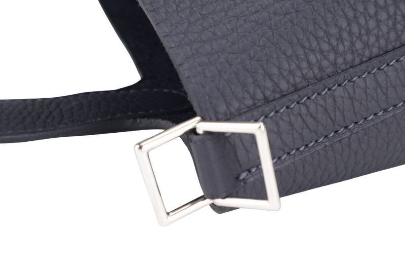 HERMES PICOTIN 18 CABAN CLEMENCE LEATHER STAMP K (YEAR 2025) WITH SILVER HARDWARE WITH LOCK&KEYS, DUST COVER AND BOX