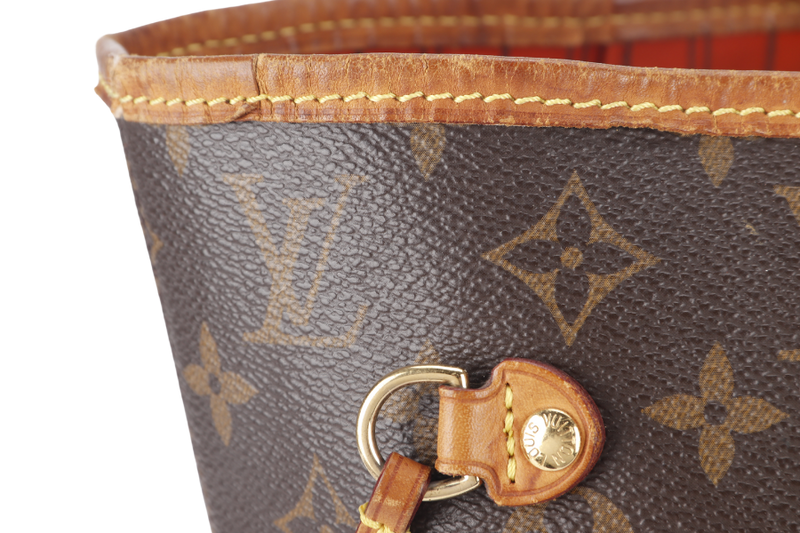 LOUIS VUITTON NEVERFULL MM (M40156) MONOGRAM CANVAS GOLD HARDWARE NO DUST COVER