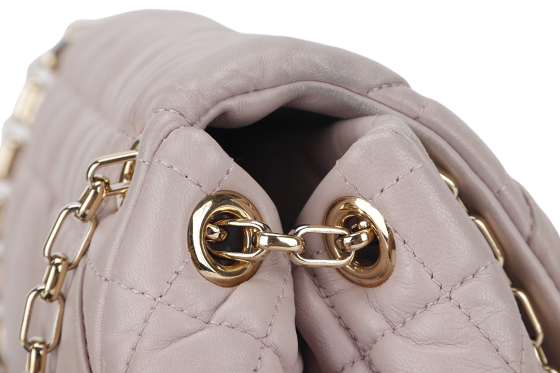 CHRISTIAN DIOR DIOR CANNAGE MILLY LA FORET SMALL (01-BO-0182) PINK LAMBSKIN GOLD HARDWARE WITH DUST COVER