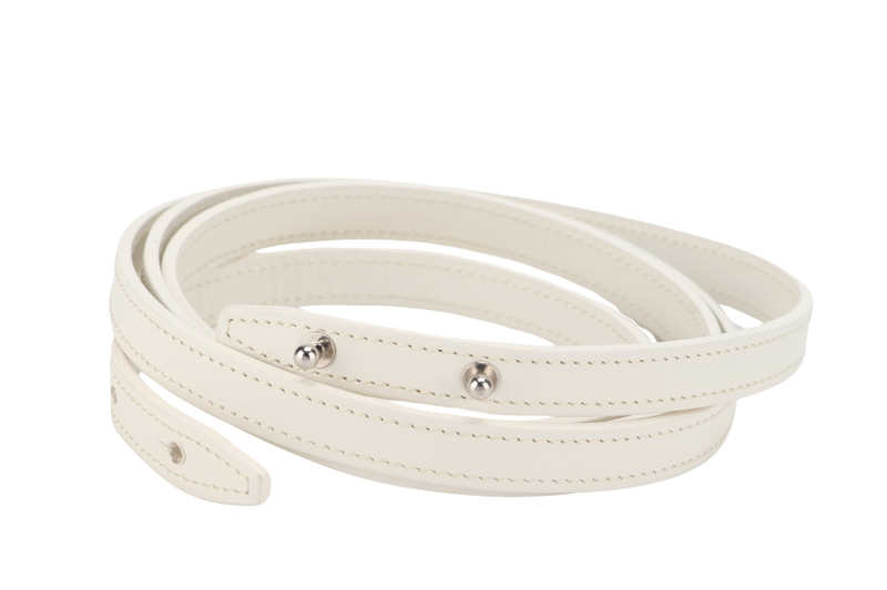 GOYARD STRUCTURE SAIGON WHITE GOYARDINE WITH STRAPS AND DUST COVER