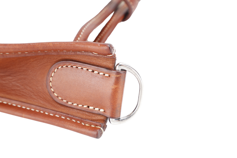 HERMES EVELYN PM TOILE X BARENIA LEATHER STAMP SQUARE K (YEAR 2007) WITH SLING AND DUST COVER