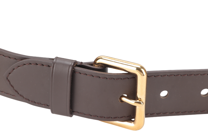 LOUIS VUITTON GALLIERA PM DAMIER EBENE CANVAS GOLD HARDWARE WITH DUST COVER